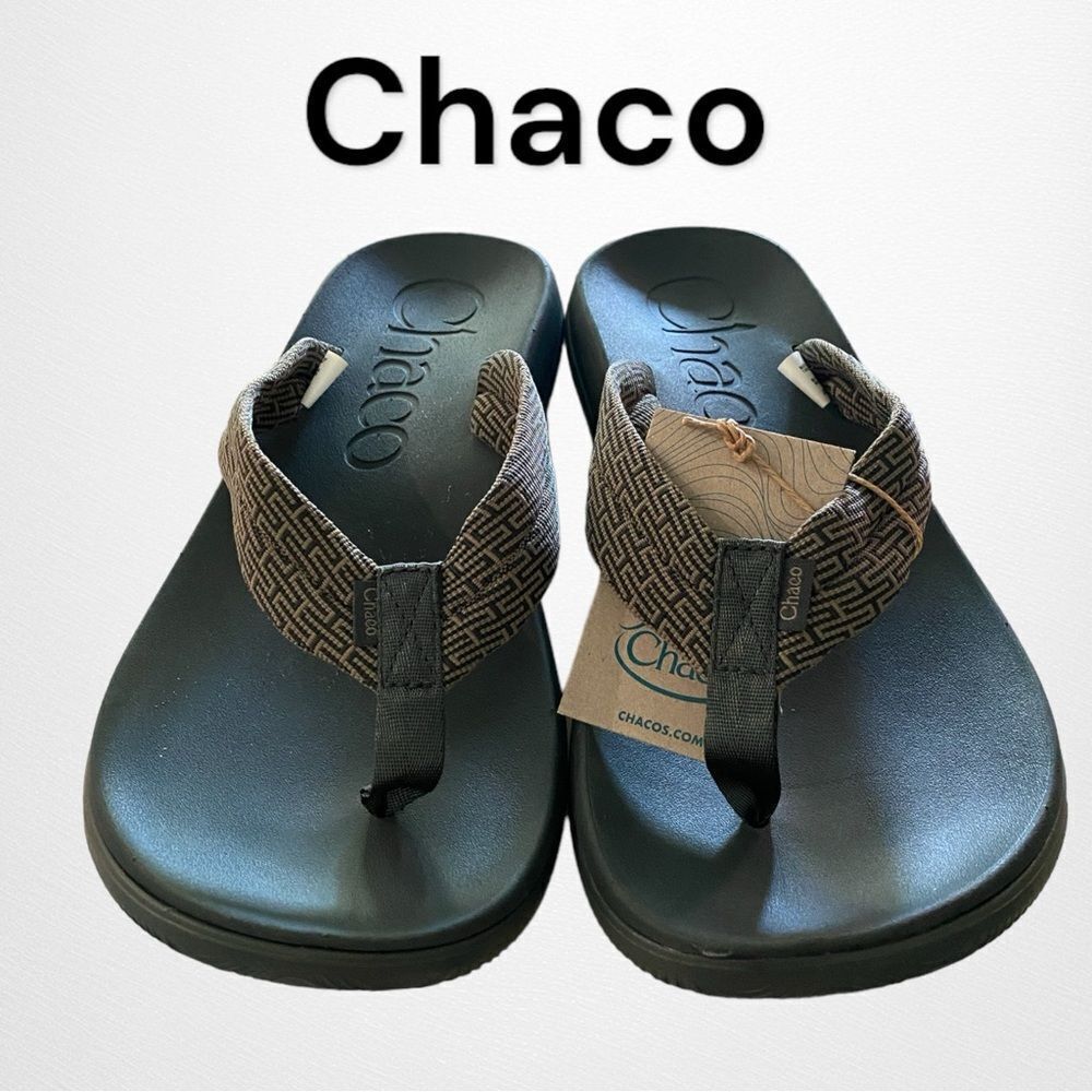NEW Chaco Chillos Flip Men's Tube Fret Scarab Thong Sandals 10 - Picture 3 of 6